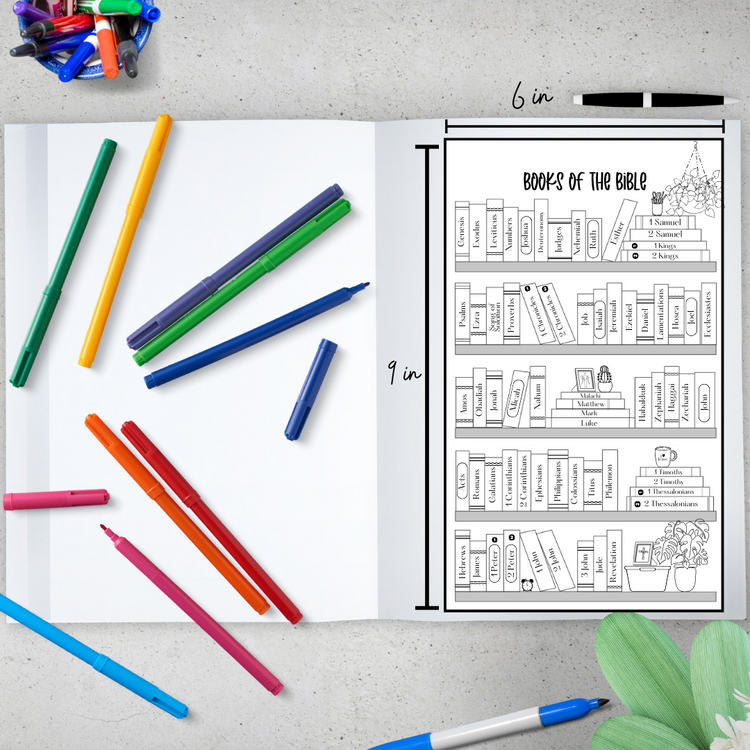 Bible Tracker Coloring Sticker