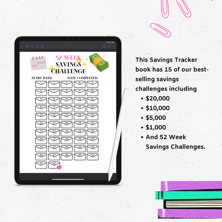 Digital Planner - Ultimate Savings Tracker