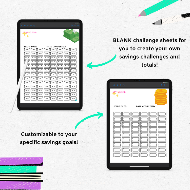 Digital Planner - Ultimate Savings Tracker