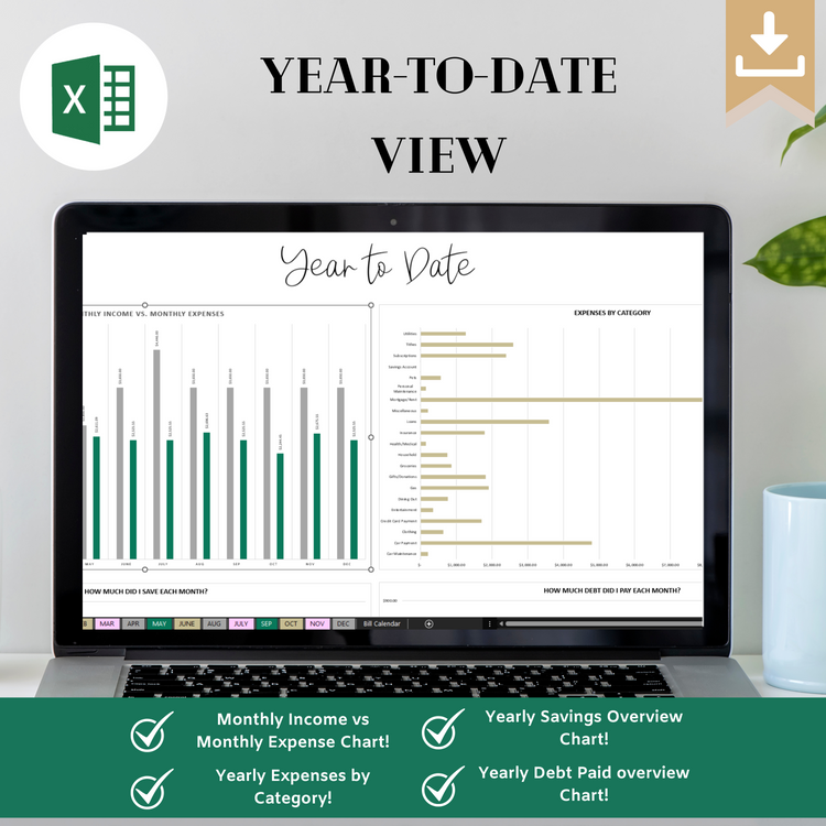 Bi-Weekly Paycheck Excel Budget Spreadsheet