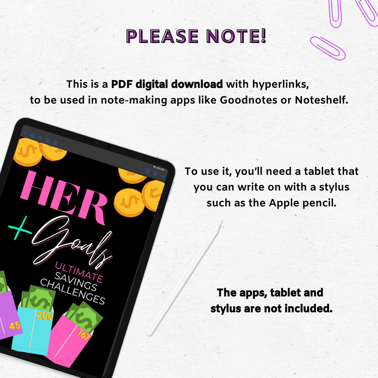 Digital Planner - Ultimate Savings Tracker