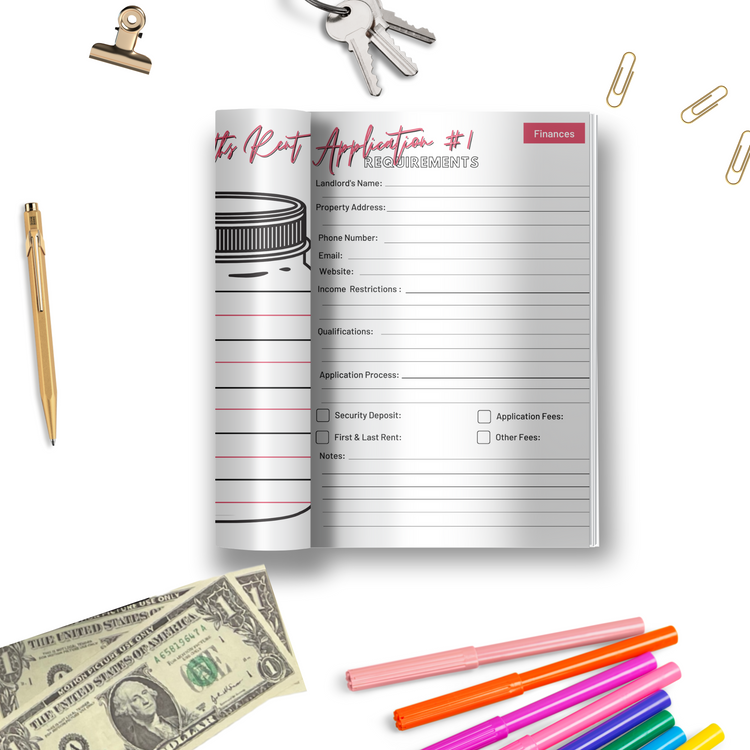 Renter - Friendly Moving Planner Book