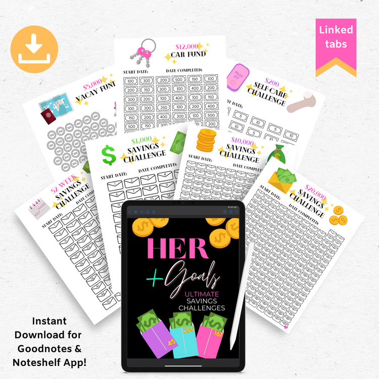 Digital Planner - Ultimate Savings Tracker