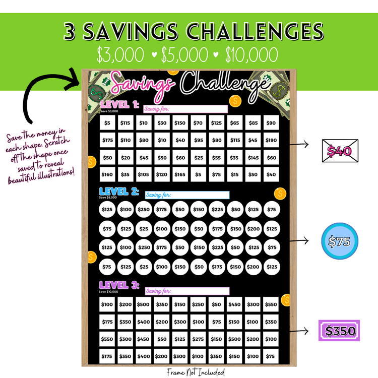 Savings Challenge Poster!