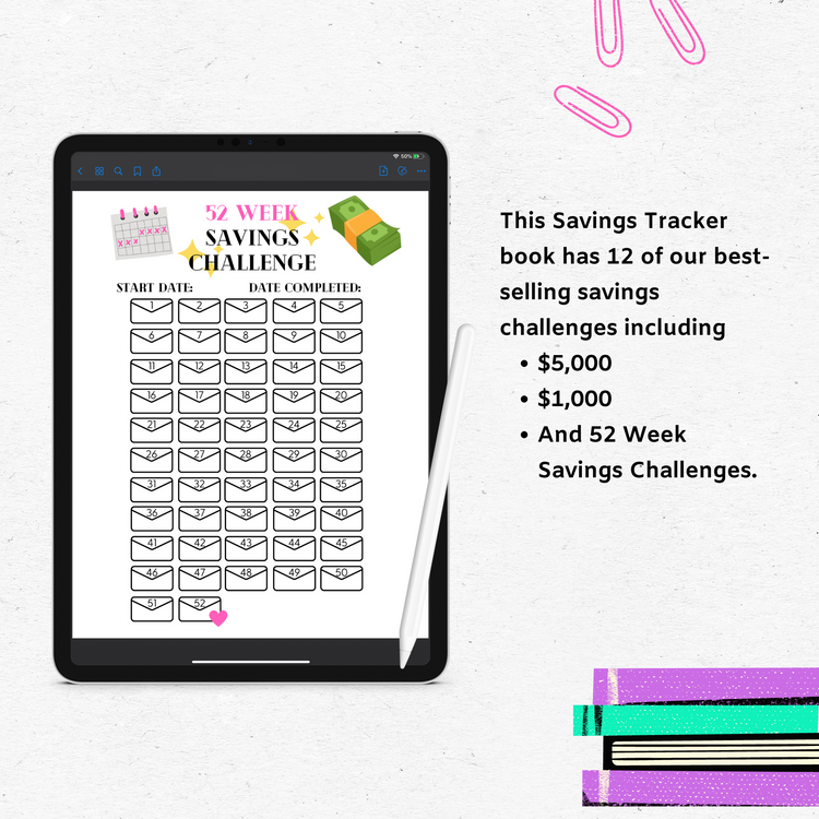 Digital Planner - Starter Savings Tracker