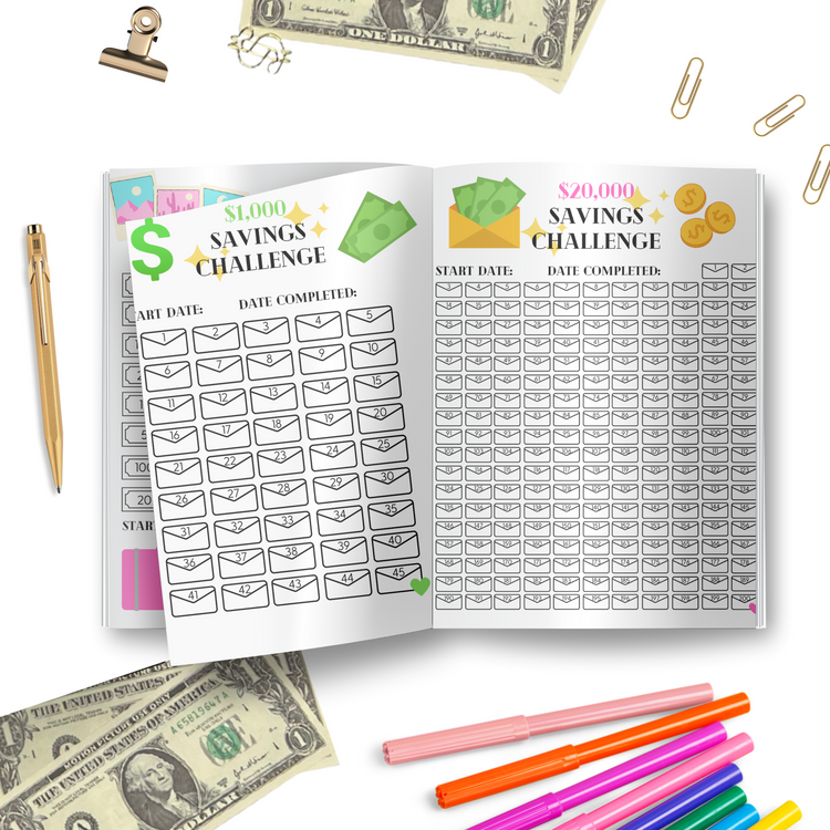 ULTIMATE Savings Challenge Tracker Book